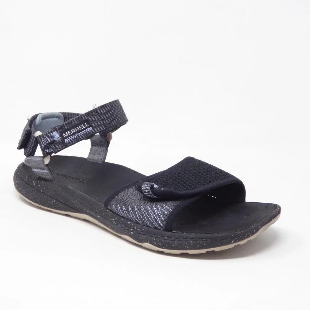 Merrell Womens Bravada Backstrap Sandals Black Strappy Quantum Grip Size 9